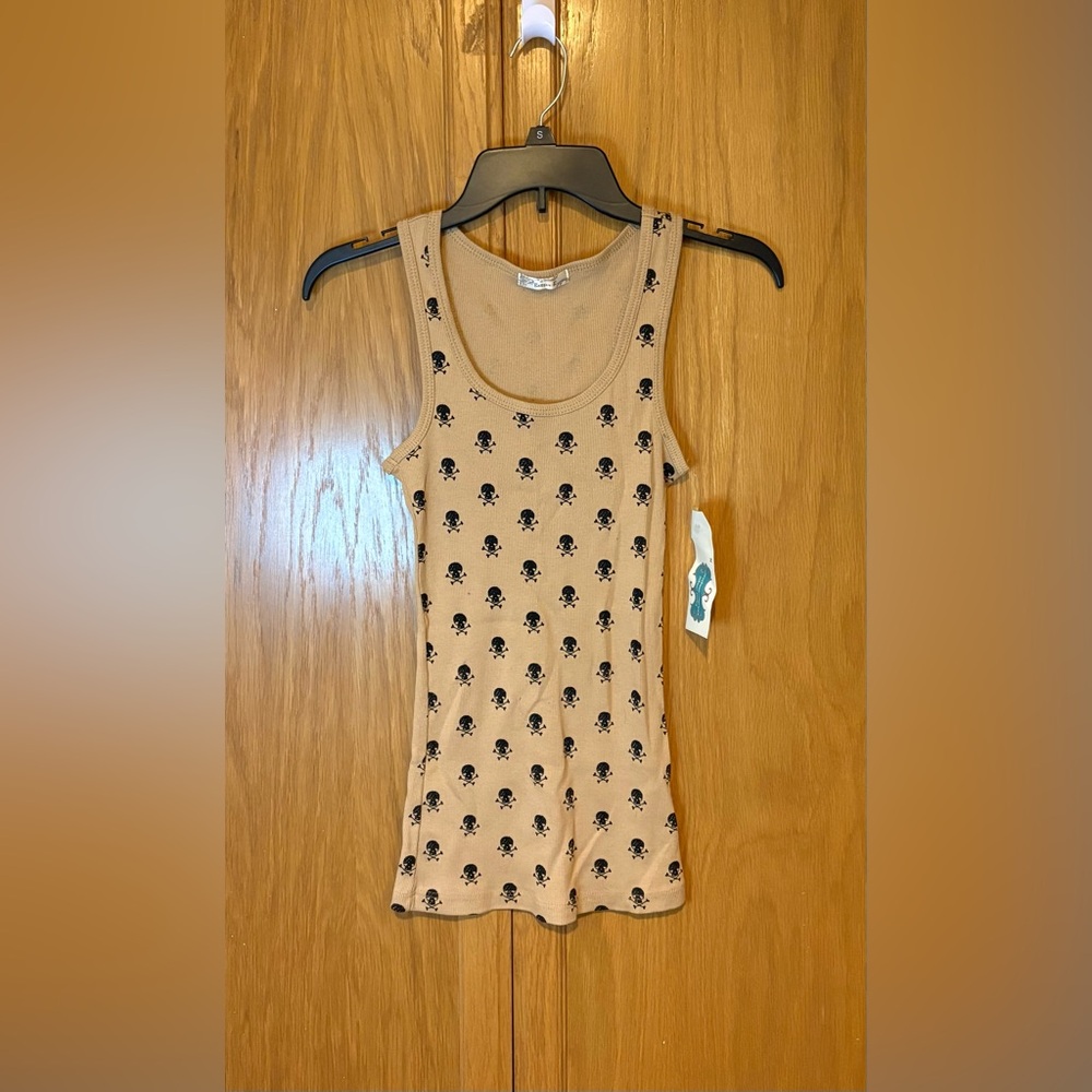 Better B. Skull with  Ross ones Tank Size S Small NWT